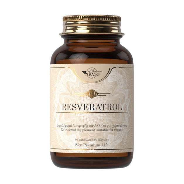 Sky Premium Life Resveratrol Συμπλήρωμα Διατροφής με τη Φυσική Φαινόλη Ρεσβερατρόλη 60 Κάψουλες Sky Premium Life Resveratrol Συμπλήρωμα Διατροφής με τη Φυσική Φαινόλη Ρεσβερατρόλη 60 Κάψουλες