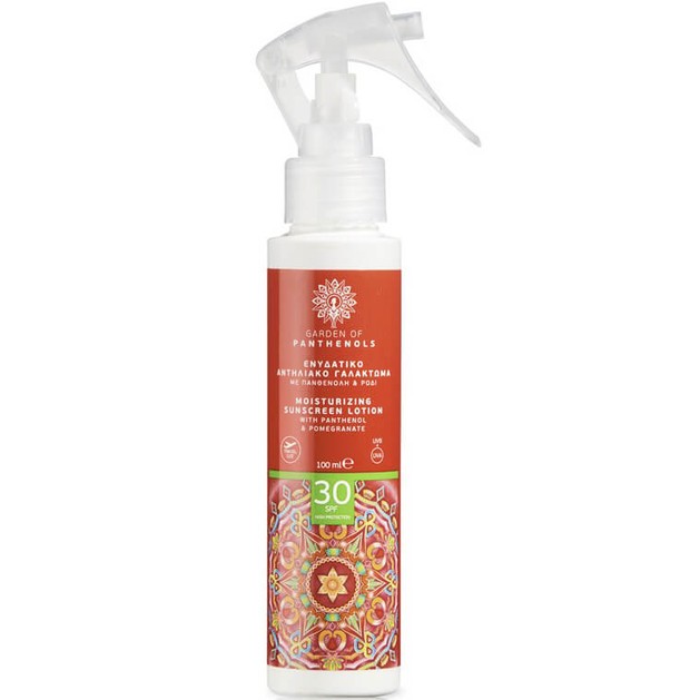 Garden of Panthenols Travel Size Moisturazing Sunscreen Lotion Spf30 Ενυδατικό, Αντηλιακό Γαλάκτωμα Προσώπου 100ml Garden of Panthenols Travel Size Moisturazing Sunscreen Lotion Spf30 Ενυδατικό, Αντηλιακό Γαλάκτωμα Προσώπου 100ml