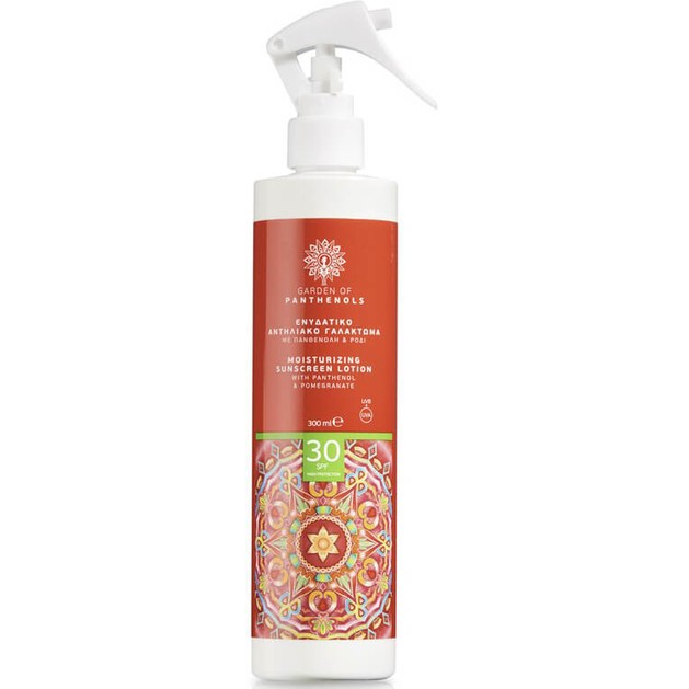Garden of Panthenols Moisturizing Sunscreen Lotion Spf30 Ενυδατικό, Αντηλιακό Γαλάκτωμα Προσώπου 300ml Garden of Panthenols Moisturizing Sunscreen Lotion Spf30 Ενυδατικό, Αντηλιακό Γαλάκτωμα Προσώπου 300ml