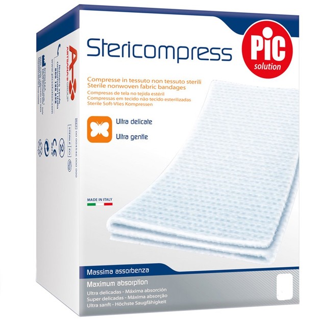 Pic Solution Stericompress Sterile Gauze Bandage 12 Τεμάχια Pic Solution Stericompress Sterile Gauze Bandage 12 Τεμάχια