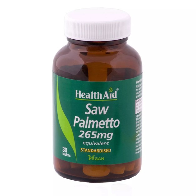 Health Aid Saw Palmetto 265mg 30tabs Health Aid Saw Palmetto 265mg 30tabs