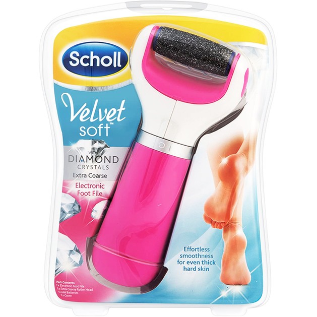 Dr Scholl Velvet Soft Pink Ηλεκτρική Λίμα Ποδιών με Κρυστάλλους από Διαμάντι για Ιδιαίτερα Σκληρό Δέρμα Dr Scholl Velvet Soft Pink Ηλεκτρική Λίμα Ποδιών με Κρυστάλλους από Διαμάντι για Ιδιαίτερα Σκληρό Δέρμα