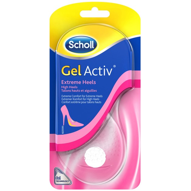 Scholl Gel Activ Extreme Heels Γυναικείοι Πάτοι για Ψηλοτάκουνα Παπούτσια One Size 1 ζευγάρι Scholl Gel Activ Extreme Heels Γυναικείοι Πάτοι για Ψηλοτάκουνα Παπούτσια One Size 1 ζευγάρι
