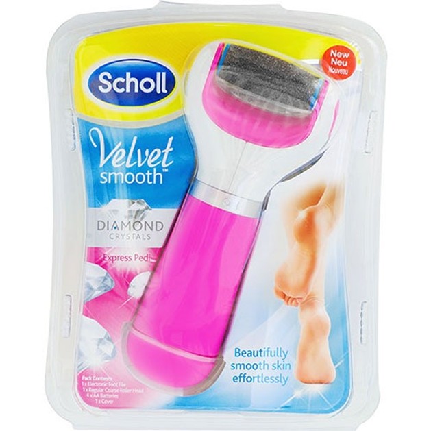 Dr. Scholl Velvet Smooth Extra Coarse Ηλεκτρική Λίμα με Κρυστάλλους Διαμαντιών Ροζ Για Ιδιαίτερα Σκληρό Δέρμα Dr. Scholl Velvet Smooth Extra Coarse Ηλεκτρική Λίμα με Κρυστάλλους Διαμαντιών Ροζ Για Ιδιαίτερα Σκληρό Δέρμα