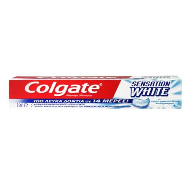 Colgate Sensation White Οδοντόκρεμα Κλινικά Αποδεδειγμένη Ότι Γυαλίζει Απαλά Και Λευκαίνει Αποτελεσματικά 75ml Colgate Sensation White Οδοντόκρεμα Κλινικά Αποδεδειγμένη Ότι Γυαλίζει Απαλά Και Λευκαίνει Αποτελεσματικά 75ml