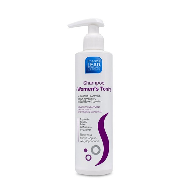 Pharmalead Shampoo Women\'s Toning Σαμπουάν Τόνωσης Ειδικά Σχεδιασμένο για Γυναίκες 250ml Pharmalead Shampoo Women\'s Toning Σαμπουάν Τόνωσης Ειδικά Σχεδιασμένο για Γυναίκες 250ml