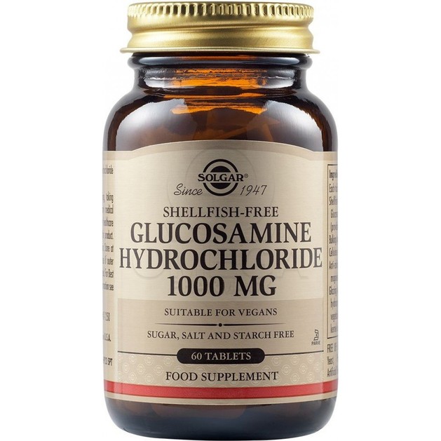 Solgar Glucosamine HCL 1000mg 60tabs Solgar Glucosamine HCL 1000mg 60tabs