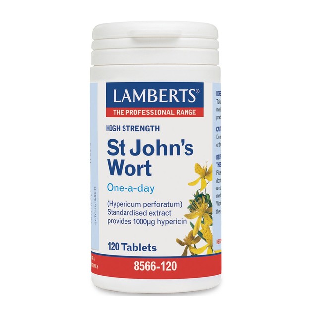 Lamberts St John’s Wort One-A-Day 120 tabs Lamberts St John’s Wort One-A-Day 120 tabs