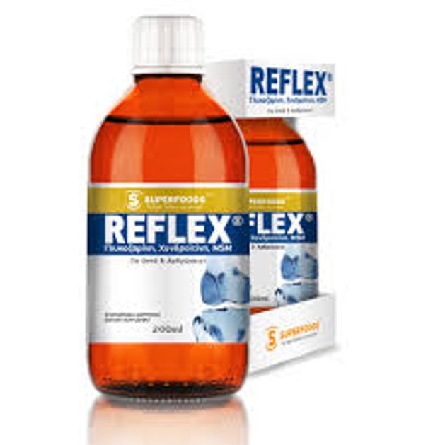 Superfoods Reflex Syrop με Χονδροϊτίνη Γλυκοζαμίνη και MSM Για Τις Αρθρώσεις 200ml Superfoods Reflex Syrop με Χονδροϊτίνη Γλυκοζαμίνη και MSM Για Τις Αρθρώσεις 200ml
