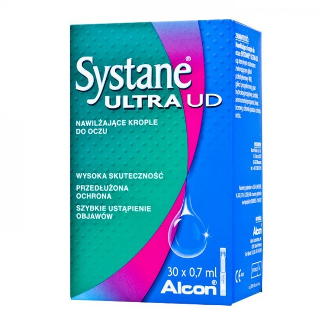 Alcon Systane Ultra UD, Λιπαντικές οφθαλμικές σταγόνες για την παρατεταμένη προστασία των ματιών 30 φιαλίδια των 0,7ml Alcon Systane Ultra UD, Λιπαντικές οφθαλμικές σταγόνες για την παρατεταμένη προστασία των ματιών 30 φιαλίδια των 0,7ml