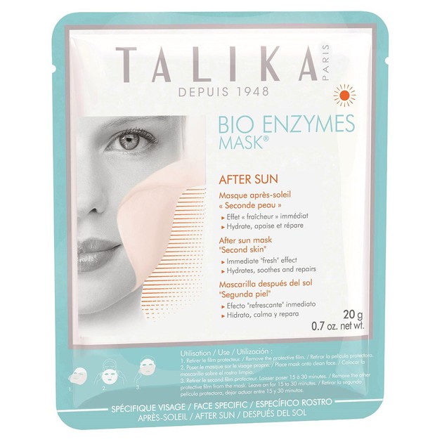 Talika Bio Enzymes Mask After Sun Μάσκα για Μετά την Έκθεση στον Ήλιο, Ενυδατώνει, Απαλύνει & Επανορθώνει την Επιδερμίδα 1Τμχ Talika Bio Enzymes Mask After Sun Μάσκα για Μετά την Έκθεση στον Ήλιο, Ενυδατώνει, Απαλύνει & Επανορθώνει την Επιδερμίδα 1Τμχ