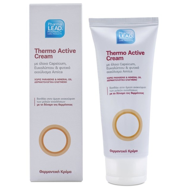 PharmaLead Thermo Active Θερμαντική Κρέμα με Έλαια Capsicum Ευκαλύπτου & Φυτικό Εκχύλισμα Arnica 100ml PharmaLead Thermo Active Θερμαντική Κρέμα με Έλαια Capsicum Ευκαλύπτου & Φυτικό Εκχύλισμα Arnica 100ml