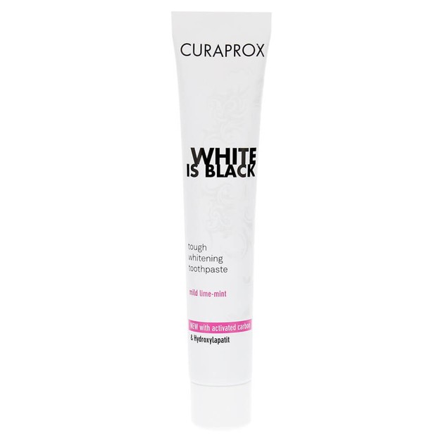 Curaprox Black is White Tough Whitening Toothpaste Λευκαντική Οδοντόκρεμα 90ml Curaprox Black is White Tough Whitening Toothpaste Λευκαντική Οδοντόκρεμα 90ml