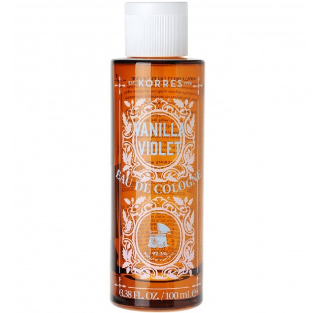 Korres Vanilla Violet Eau De Cologne 100ml Korres Vanilla Violet Eau De Cologne 100ml