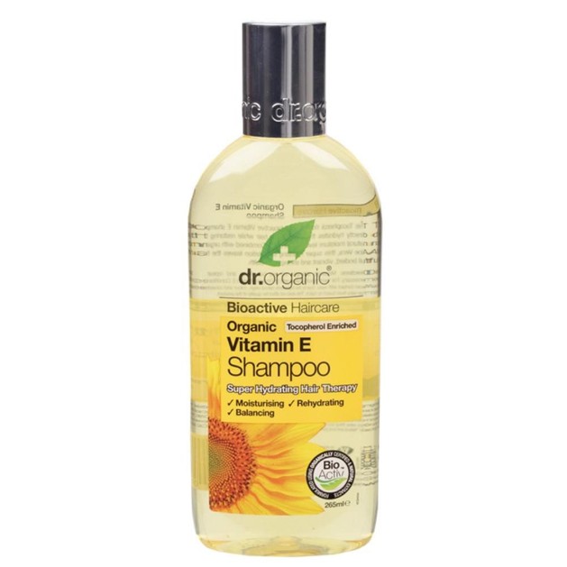Dr Organic Vitamin E Shampoo 265ml Dr Organic Vitamin E Shampoo 265ml