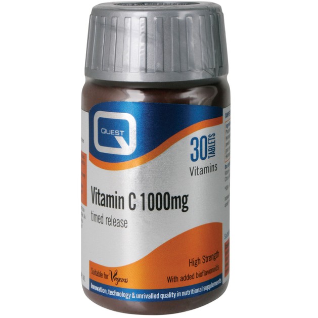 Quest Vitamin C 1000mg Timed Release Συμπλήρωμα Διατροφής Βιταμίνης C σε Συνδυασμό με Βιοφλαβονοειδή Quest Vitamin C 1000mg Timed Release Συμπλήρωμα Διατροφής Βιταμίνης C σε Συνδυασμό με Βιοφλαβονοειδή