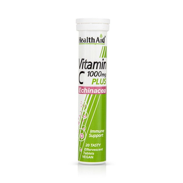 Health Aid Vitamin C 1000mg Plus Echinacea 20eff.tabs Health Aid Vitamin C 1000mg Plus Echinacea 20eff.tabs