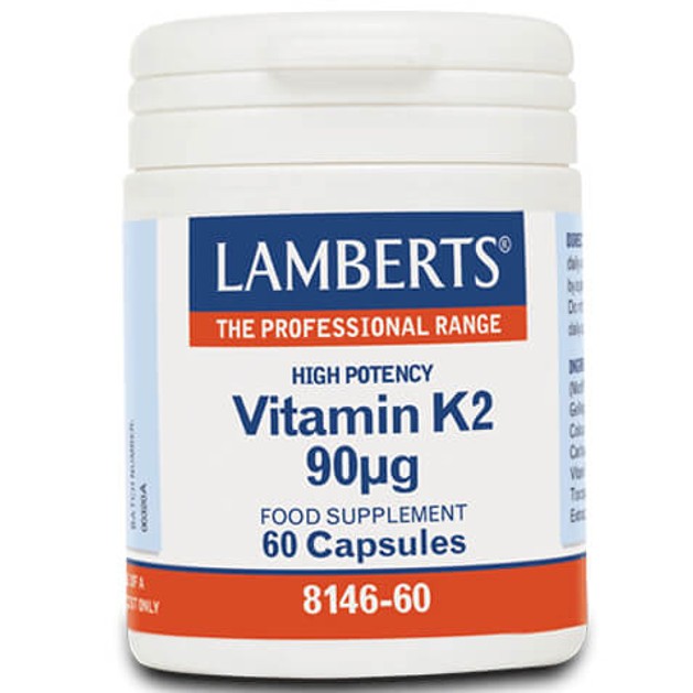 Lamberts Vitamin K2 90μg 60 caps Lamberts Vitamin K2 90μg 60 caps