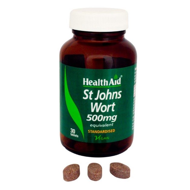 Health Aid St. John’s Wort 500mg 30tabs Health Aid St. John’s Wort 500mg 30tabs
