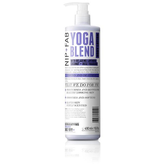 Nip + Fab Yoga Blend Body Lotion Προσφέρει Εξαιρετική Απαλότητα 490ml Nip + Fab Yoga Blend Body Lotion Προσφέρει Εξαιρετική Απαλότητα 490ml