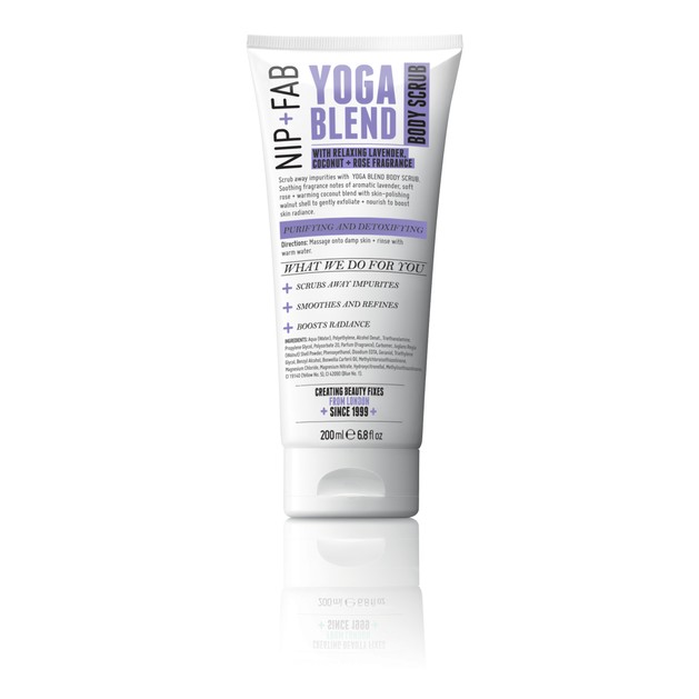 Nip + Fab Yoga Blend Body Scrub Απολεπίζει Απαλά Και Θρέφει Την Επιδερμίδα 200ml Nip + Fab Yoga Blend Body Scrub Απολεπίζει Απαλά Και Θρέφει Την Επιδερμίδα 200ml