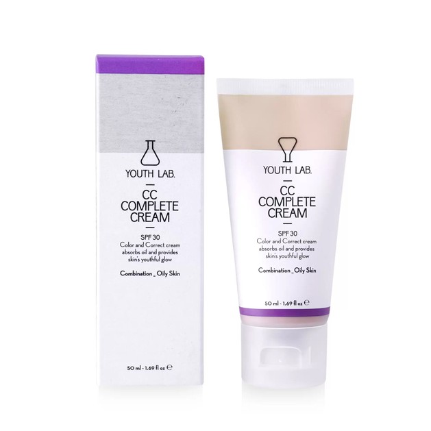 YOUTH LAB. CC Complete Cream Spf30 Oily Skin Έγχρωμη Κρέμα για Λιπαρές Επιδερμίδες 50ml YOUTH LAB. CC Complete Cream Spf30 Oily Skin Έγχρωμη Κρέμα για Λιπαρές Επιδερμίδες 50ml
