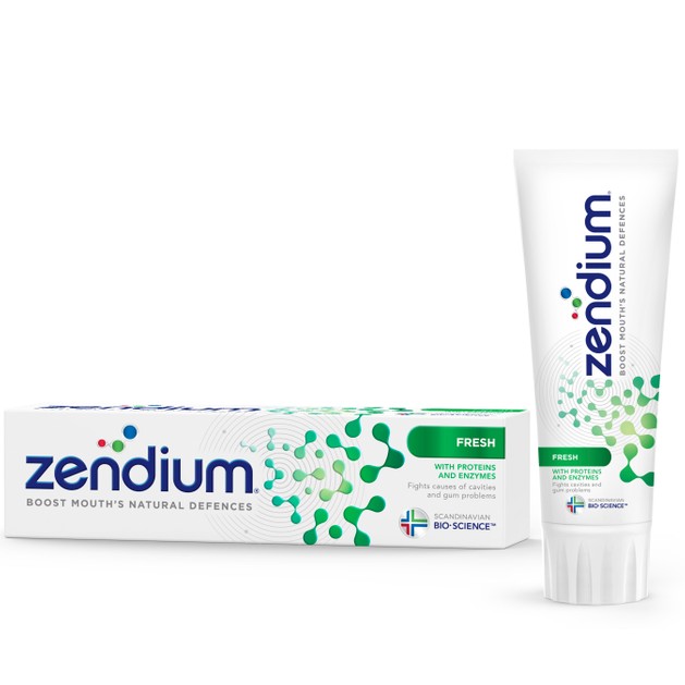 Zendium Fresh Οδοντόκρεμα με Ήπια Γεύση Μέντας 75ml Zendium Fresh Οδοντόκρεμα με Ήπια Γεύση Μέντας 75ml