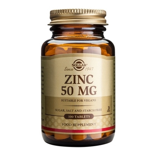 Solgar Zinc Gluconate 50mg 100 tabs Solgar Zinc Gluconate 50mg 100 tabs