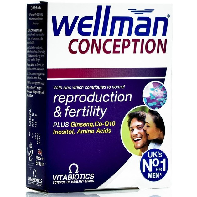 Vitabiotics Wellman Conception 30Tabs Vitabiotics Wellman Conception 30Tabs