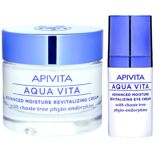 Apivita Πακέτο Προσφοράς Aqua Vita Κρέμα για Λιπαρές-Μικτές Επιδερμίδες 50ml & Δώρο Aqua Vita Κρέμα Ματιών 15ml Apivita Πακέτο Προσφοράς Aqua Vita Κρέμα για Λιπαρές-Μικτές Επιδερμίδες 50ml & Δώρο Aqua Vita Κρέμα Ματιών 15ml