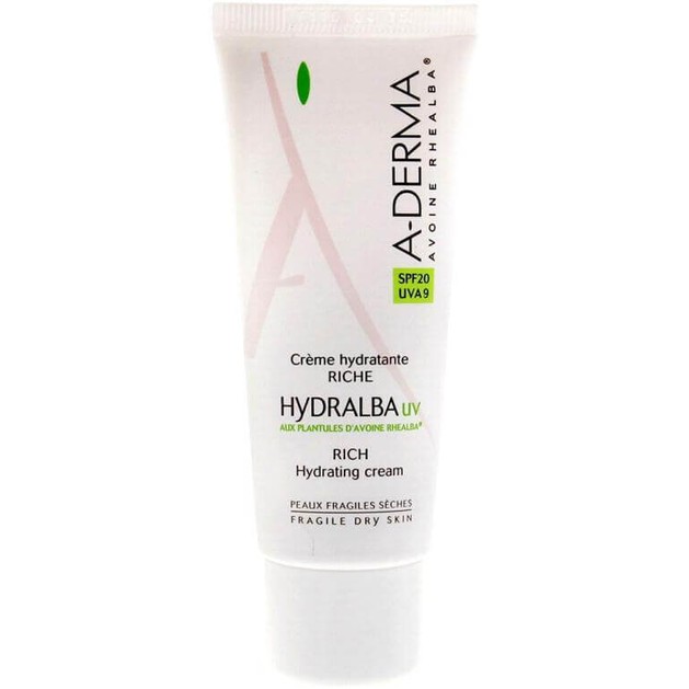 A-Derma Hydralba Hydratante UV Riche Cream Spf20 40ml A-Derma Hydralba Hydratante UV Riche Cream Spf20 40ml