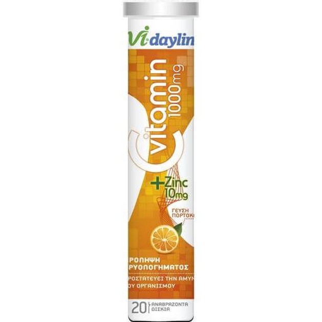 Abbott Vi-daylin Vitamin C 1000mg + Zinc Πρόληψη κρυολογήματος 20tabs Abbott Vi-daylin Vitamin C 1000mg + Zinc Πρόληψη κρυολογήματος 20tabs
