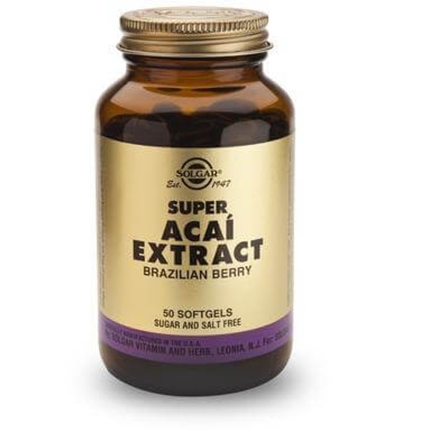 Solgar Super Acai Extract 50 softgels Solgar Super Acai Extract 50 softgels