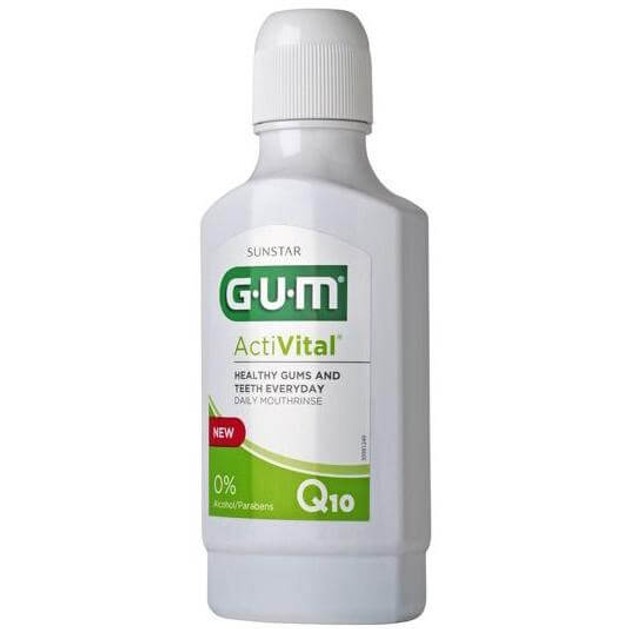 Gum ActiVital Q10 Daily Mouthrinse 6061 Στοματικό Διάλυμα για Υγιή Δόντια και Ούλα 300ml Gum ActiVital Q10 Daily Mouthrinse 6061 Στοματικό Διάλυμα για Υγιή Δόντια και Ούλα 300ml