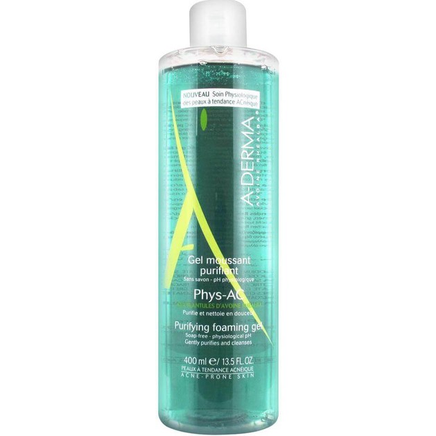 A-Derma Phys-AC Gel Moussant Purifiant 400ml A-Derma Phys-AC Gel Moussant Purifiant 400ml