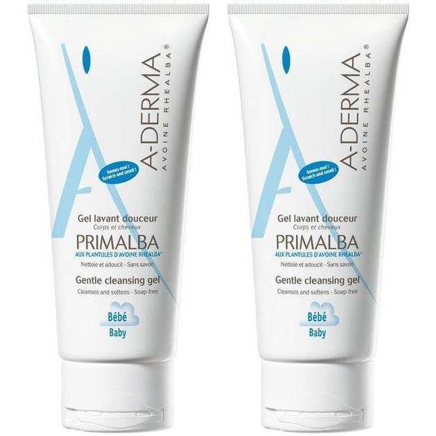 A-Derma Πακέτο Προσφοράς Primalba Gel Lavant Douceur Απαλό Βρεφικό Αφρίζον Gel Καθαρισμού για Σώμα & Μαλλιά 1+1 Δώρο 2x200ml A-Derma Πακέτο Προσφοράς Primalba Gel Lavant Douceur Απαλό Βρεφικό Αφρίζον Gel Καθαρισμού για Σώμα & Μαλλιά 1+1 Δώρο 2x200ml