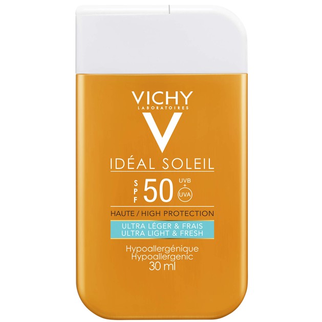 Vichy Ideal Soleil Ultra Light & Fresh Spf50 Αντηλιακή Κρέμα Προσώπου Λεπτόρρευστης Υφής Υψηλής Προστασίας 30ml Vichy Ideal Soleil Ultra Light & Fresh Spf50 Αντηλιακή Κρέμα Προσώπου Λεπτόρρευστης Υφής Υψηλής Προστασίας 30ml