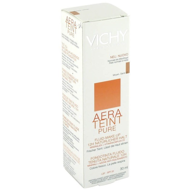 Vichy Aera Teint Pure Creme Πλούσια Υφή Make Up Vichy Aera Teint Pure Creme Πλούσια Υφή Make Up
