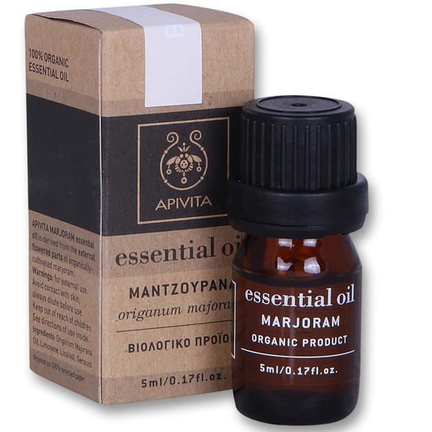 Apivita Essential Oil Marjoram Μαντζουράνα 5ml Apivita Essential Oil Marjoram Μαντζουράνα 5ml