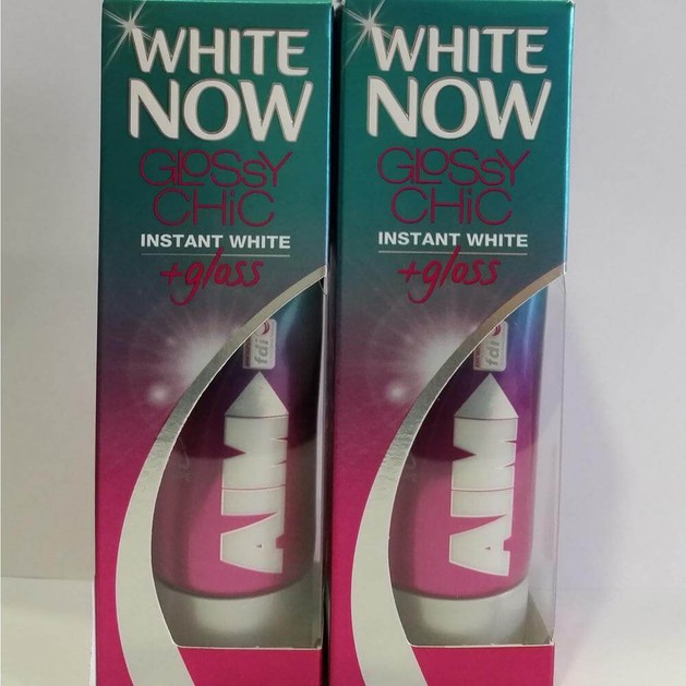 Aim Πακέτο Προσφοράς White Now Glossy Chic Instant White Λαμπερό Χαμόγελο & Άμεσα Λευκότερα Δόντια 1+1 Δώρο 2 x 50ml Aim Πακέτο Προσφοράς White Now Glossy Chic Instant White Λαμπερό Χαμόγελο & Άμεσα Λευκότερα Δόντια 1+1 Δώρο 2 x 50ml