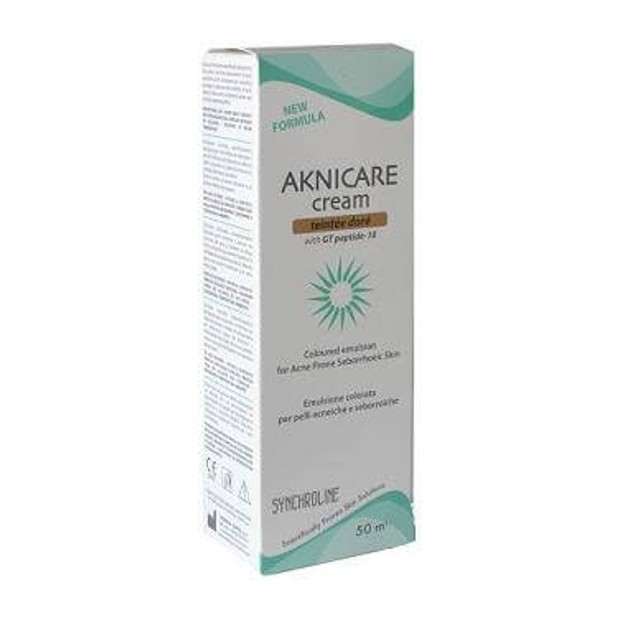 Synchroline Aknicare Cream Teintee Καθημερινή Φροντίδα και Ενυδάτωση με Χρώμα 50ml Synchroline Aknicare Cream Teintee Καθημερινή Φροντίδα και Ενυδάτωση με Χρώμα 50ml