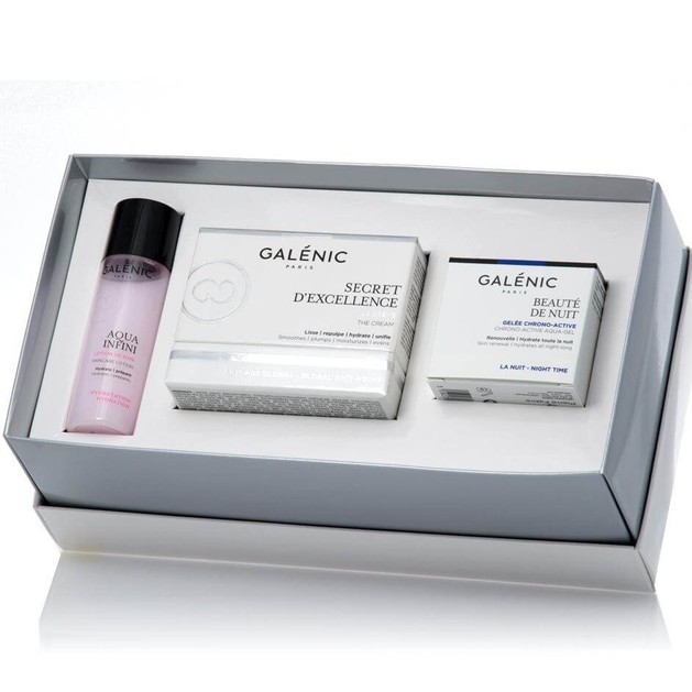 Galenic Gift Set Secret d\' Excellence La Creme 50ml & Δώρο Beaute de Nuit 15ml & Aqua Infini Lotion Galenic Gift Set Secret d\' Excellence La Creme 50ml & Δώρο Beaute de Nuit 15ml & Aqua Infini Lotion