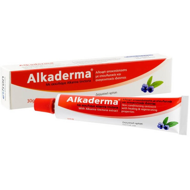 Alkaderma Καινοτόμος Αλοιφή Αποκατάστασης με Επουλωτικές, Καταπραϋντικές και Αναγεννητικές Ιδιότητες 30g Alkaderma Καινοτόμος Αλοιφή Αποκατάστασης με Επουλωτικές, Καταπραϋντικές και Αναγεννητικές Ιδιότητες 30g