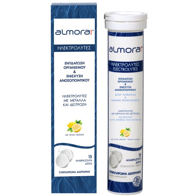 Almora Plus Ηλεκτρολύτες με Μαγνήσιο & Ψευδάργυρο για την Ενυδάτωση του Οργανισμού & την Ενίσχυση του Ανοσοποιητικού 15Effertabs Almora Plus Ηλεκτρολύτες με Μαγνήσιο & Ψευδάργυρο για την Ενυδάτωση του Οργανισμού & την Ενίσχυση του Ανοσοποιητικού 15Effertabs