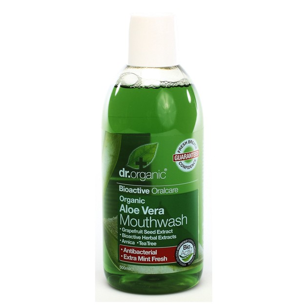 Dr.Organic Aloe Vera Mouthwash 500ml Dr.Organic Aloe Vera Mouthwash 500ml
