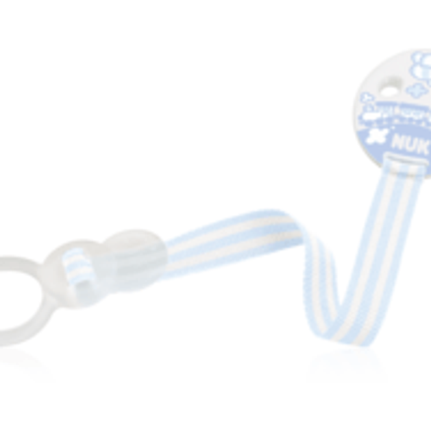 NUK Κορδέλα πιπίλας DUO Baby Blue για όλες τις πιπίλες της NUK NUK Κορδέλα πιπίλας DUO Baby Blue για όλες τις πιπίλες της NUK