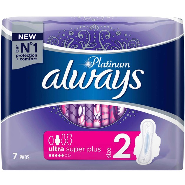 Δώρο Always Platinum Ultra Super Plus Size 2 Σερβιέτες με Φτερά 7 Τεμάχια Δώρο Always Platinum Ultra Super Plus Size 2 Σερβιέτες με Φτερά 7 Τεμάχια