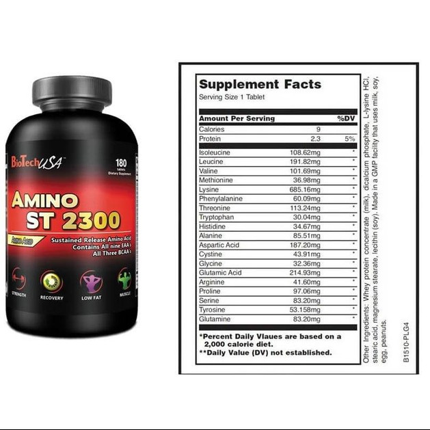 Biotech Usa Amino ST 2300 Μυϊκή Ανάπτυξη 180tabs Biotech Usa Amino ST 2300 Μυϊκή Ανάπτυξη 180tabs