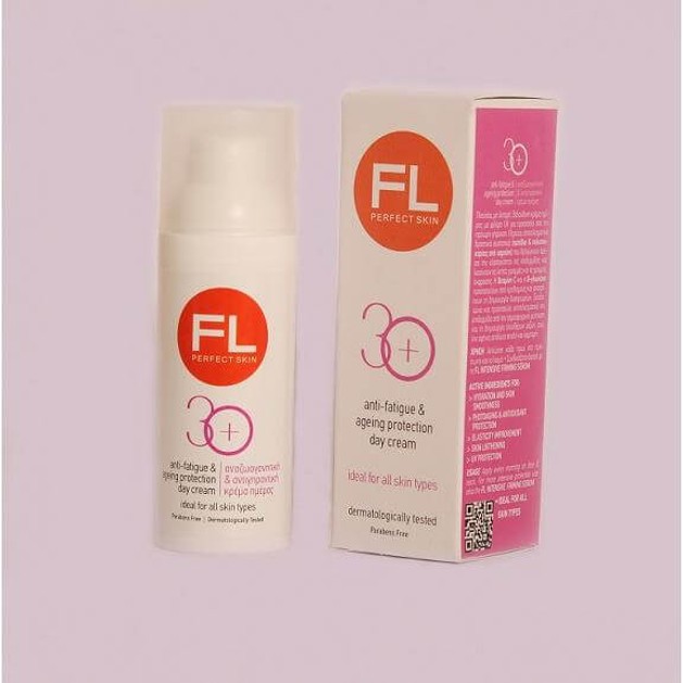 FL Products Anti-Fatigue & Ageing Protection Day Cream Αναζωογονητική & Αντιγηραντική 30+ 50ml FL Products Anti-Fatigue & Ageing Protection Day Cream Αναζωογονητική & Αντιγηραντική 30+ 50ml