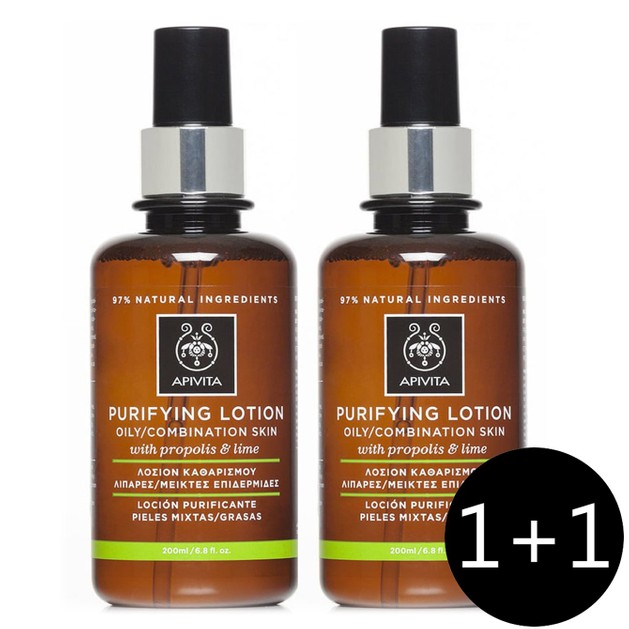 Apivita Πακέτο Προσφοράς Purifying Lotion For Oily/Combination Skin With Propolis & Lime Τονωτική Λοσιόν 2x200ml 1+1 Δώρο Apivita Πακέτο Προσφοράς Purifying Lotion For Oily/Combination Skin With Propolis & Lime Τονωτική Λοσιόν 2x200ml 1+1 Δώρο
